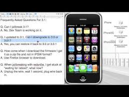 This works on apple firmware 3.0 . Tutorial Iphone 3gs New Redsn0w 0 8 Jailbreak Unlock 3 0 3 0 1 Youtube