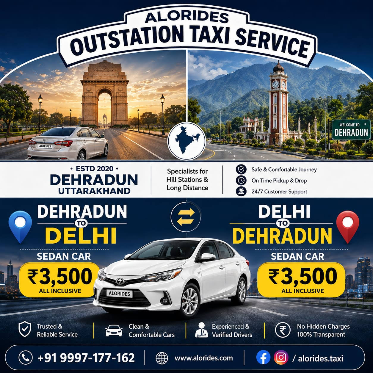 Dehradun to Delhi drop product image