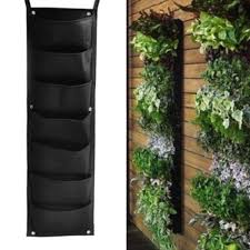7tasche Haengend Taschen Pflanzsack Pflanztasche Pflanzentopf Wand Organizer Pflanztasche Vertikaler Garten Vertikale Gartenmauer