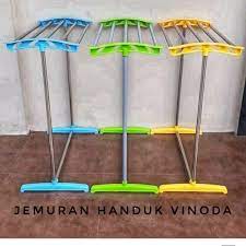 Harga rak gantungan tempat handuk 5 susun murah stainless rack towel. Jemuran Handuk Vinoda Rak Handuk Jemuran Handuk Shopee Indonesia