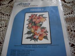 artecy cross stitch hibiscus 2 10315 chart and 26 similar items