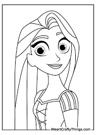 Download this adorable dog printable to delight your child. Rapunzel Coloring Pages Updated 2021