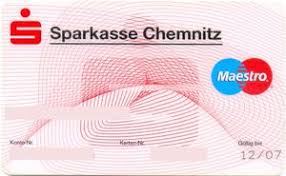 Payment with a maestro card is either authorized by entering your pin or by signature. Bank Card Sparkasse Chemnitz Maestro Sparkasse Chemnitz Germany Federal Republic Col De Ms 0091