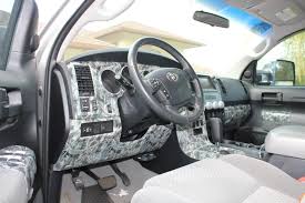 Interior Of A Toyota Tundra Hydrodipped In Camo Skulls Www Chromefishcustoms Com Www Facebook Com Chro With Images Camo Truck Accessories Camo Truck Truck Accessories