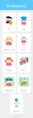 Jobs In English Kids English Flashcards For Kids Infant Activities