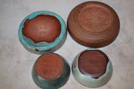 Lot of Merritt Island Pottery Melvin Casper Eyeglasses Dishes Bowls Cup  Signed!