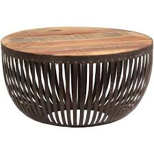 Heilig Coffee Table Drum Coffee Table Round Drum Coffee Table Round Metal Coffee Table