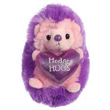 5 Aurora Plush Stuffed Animal Toy Valentine Heart Purple Hedgehog 07817 Aurora Stuffedanimaltoy Plush Stuffed Animals Pet Toys Plush