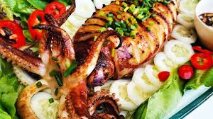 Inihaw Na Pusit Grilled Squid Super Lambot Barbecue Style Filipino Cooking Recipes Grilled Squid Cooking