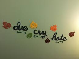 I Also Made An Anti Live Laugh Love Sign For Last Halloween Just Took It Down Yesterday R Funny