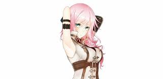 Customize your desktop, mobile phone and tablet with our wide variety of cool and interesting anime wallpapers in just a few clicks! Lightning Final Fantasy Ecchi 1024x500 Wallpaper Teahub Io