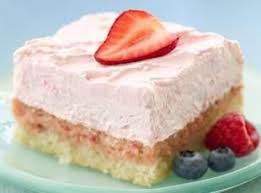 Diabetic Friendly Easy Strawberry Cream Squares Recipe Desserts Dessert Squares Cream Desserts