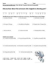 Sums 0 to 8adding and subtracting basic. Percent Of Change Worksheet Teachers Pay Teachers