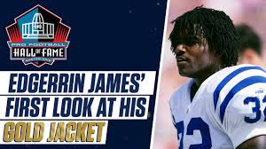 Edgerrin tyree james (/ ˈ ɛ dʒ ər ɪ n /; Edgerrin James Gets First Look At Haggar Gold Jacket Youtube