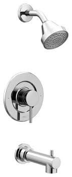 I have two showers that are back to back, making accessing the valves extraordinarily difficult (no closet or access behind them). Chrome Moen T2113nh Kingsley Posi Temp Tub And Shower Trim Kit Without Valve Bathtub Faucets Showerheads Bathtub Shower Systems Adios Co Il