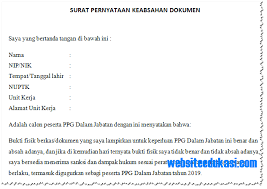 We did not find results for: Surat Pernyataan Keabsahan Dokumen Ppg Ppgj Tahun 2019 Websiteedukasi Com