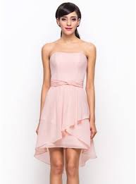 A Line Princess Sweetheart Asymmetrical Chiffon Bridesmaid Dress With Cascading Ruffles Dainty Dress Dresses Chiffon Bridesmaid Dress