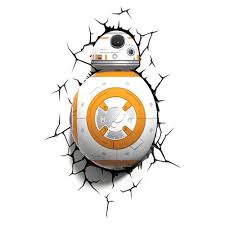 Star Wars Episode Vii The Force Awakens Bb 8 Droid 3d Light Star Wars Room Star Wars Bb8 Star Wars Light