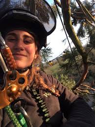 Meet Katie 👋 Katie is from Wakehurst Botanic Garden, UK and has been an  Arborist for 4 years. She studied a Level 3 Forestry and Arb Course  alongside working for a small