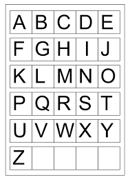 Alphabet charts / alphabet strips. Capital Alphabet Letters Chart Capital Letters Worksheet Alphabet Printables Capital Alphabet