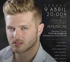 Esta tarde es el gran debut del cantante Miguel Moreno ante su público de  Almuñécar, presentando su primer sencillo "Miedo".