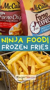 Ninja Foodi Frozen French Fries Recipe This Recipe In 2020 Frozen French Fries Recipe Frozen French Fries French Fries Recipe