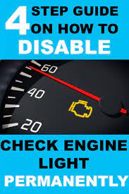 Do it on your own risk. 4 Step Guide On How To Disable Check Engine Light Permanently Remove Check Engine Light Fuse Autovfix Com
