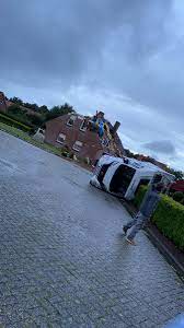 A suspected tornado in east frisia has damaged several houses. Xqjj0hb Lihlpm