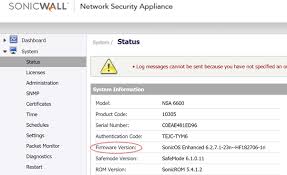 How Can I Check The Current Firmware Version Of Your Sonicwall Sonicwall