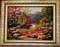 Pergola Broderie Mosaique 60 X 45 Cm Fara Rama Rama Sticla Antireflex Sticlă Produse