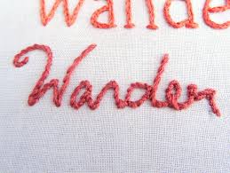 How to transfer embroideries to fabric. How To Embroider Letters By Hand Part 1 Wandering Threads Embroidery