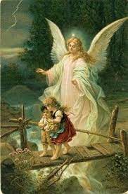 Guardian Angel Zabateri C 1900 Color Lithograph Stock Photo 1443 1259 Angel Pictures Angel Posters Angel Painting