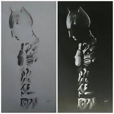 Batman Inverted Drawing
