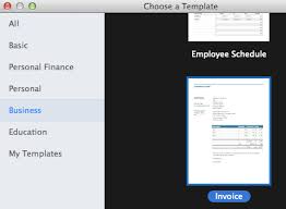 Invoice Template Apple Community