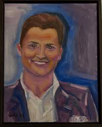 Days like this! My art teacher Eric Westbrook graced me with some of his  very own brushes — with bristles worn to perfection. Now I can get into  those tight spaces on