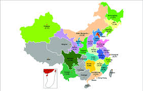 Download fully editable outline map of china with provinces. China Google Search