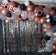 $6.00 coupon applied at checkout save $6.00 with coupon. Rose Gold And Black Party Decorations Ideas