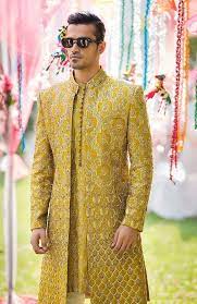 Best Colours We Spotted For Grooms In 2020 Wedding Outfit Men Wedding Kurta For Men Groom Dress Men
