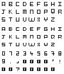 Logiciel à télécharger d'un poids de 4 mo. Police Pixel Art Telecharger