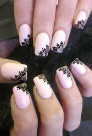 Pink is having a moment. 50 Beautiful Pink And Black Nail Designs 2017