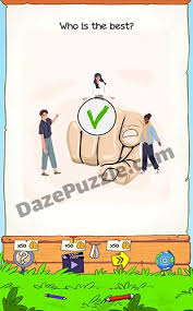 Brain test 281 | jawaban level 281playlist: Braindom 2 Level 281 Who Is The Best Answer Daze Puzzle