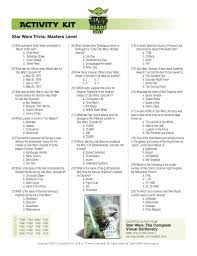 The name says it all. Free Printable Star Wars Activity Sheets
