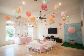 It's really quite simple and you'll be surprised by its effect. Hot Air Balloons Hanging From The Ceiling Birthday Party Balloon Hot Air Balloon Baby Shower Hot Air Ballon Party