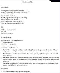 27 Contoh Cv Lamaran Kerja Kreatif Menarik Unik Tanggal Riwayat Hidup Jenis