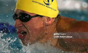 Kyle Adler competes in the men's 200 meter butterfly preliminaries at...  News Photo