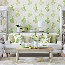 50 Gambar Model Ruang Tamu Warna Hijau Klasik Desainrumahnya Com Room Wallpaper Designs Wallpaper Living Room Living Room Green
