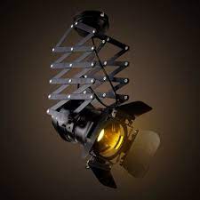 Shop the top 25 most popular 1 at the best prices! Loft Style Retractable Ceiling Light Fixture Long Arm Single Head Black Iron Spot Lighting Adjustable Retro Luces De Techo Luces Para Techo Luces Led De Techo