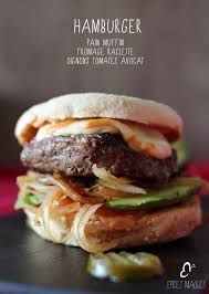 Hamburger Raclette Ingredients Pour 2 Hamburgers 2 Pains Muffin Anglais Nature 4 Tranches De Fromage A Raclette Natu Recettes De Cuisine Recette Cuisine