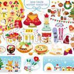 クリスマスリースイラスト集 クリスマス イラスト クリスマスリース クリスマス