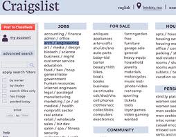 $0 (bos > sabattus, maine boston/cambridge/brookline ) pic hide this posting restore restore this posting $500 Thinkful Craigslist Listing Page Mockup On Behance